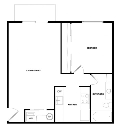 a black and white floor plan of a house